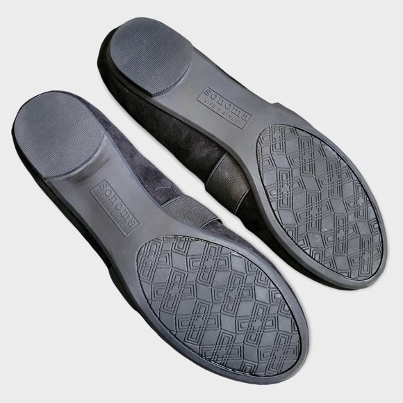 Sonoma swanky black suede mary jane flats size 9 - Picture 5 of 6